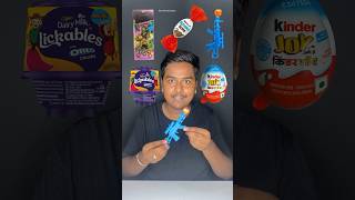 Candy Eating Challenge ASMR Kinder Joy  Fun Eating Challenge 😃 shorts eating asmr [upl. by Grote]