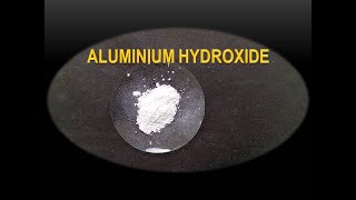 Preparation amp Properties of Aluminium hydroxide [upl. by Ardnaet274]