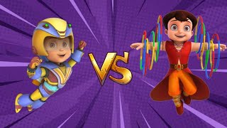 Vir the Robot boy vs Super Bheem  Hell in a Cell match [upl. by Einot]