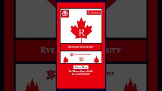 “Study in Toronto 🇨🇦 at Ryerson University  Your Path to Global Success” [upl. by Edette]