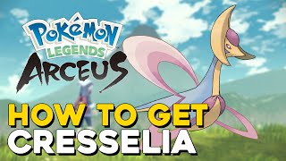 Pokemon Legends Arceus How To Get Cresselia Legendary Pokemon [upl. by Ibib]