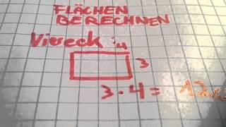 Fläche eines Vierecks berechnen  Mathe verstehen [upl. by Rosenberger645]