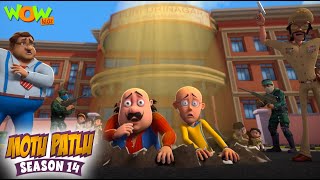 Bahar Ana Mana Hai  Motu Patlu  Season 14  Full Episode  Wow Kidz [upl. by Ibrek]