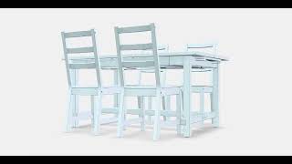 NORDVIKEN  NORDVIKEN Table and 4 chairs 3  Ecommerce  3DArt [upl. by Rafiq463]