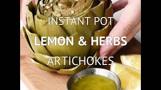 How to Cook Artichokes  Lemon and Herb White Wine Artichokes [upl. by Warrenne591]