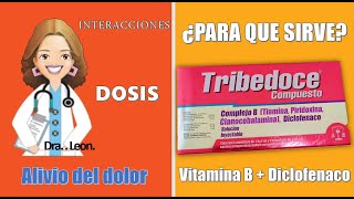 𝗧𝗥𝗜𝗕𝗘𝗗𝗢𝗖𝗘 𝗖𝗢𝗠𝗣𝗨𝗘𝗦𝗧𝗢 ¿para que sirve 𝗮𝗹𝗶𝘃𝗶𝗼 𝗱𝗲𝗹 𝗱𝗼𝗹𝗼𝗿💉 DOSIS efectos secundarios DOCTORALEON [upl. by Jarl]