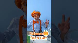 Kid Blippi and Meekahs Halloween SINK or FLOAT blippi shorts [upl. by Htebarual]