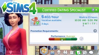 How To Get Promoted In The Romance Consultant Career Cheat  The Sims 4 [upl. by Tolmach]