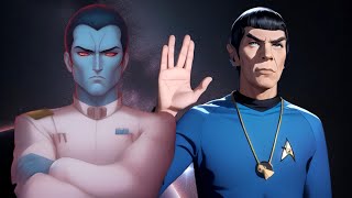 Admiral Thrawn and Spock discuss conquest peace and diplomacy [upl. by Whang]