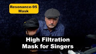 Comfy high filtration mask for singers Does it work I tested the Resonance95 Mask [upl. by Annerb]