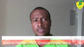 Kwame Hypolite  PRO Grenada Athletics Association [upl. by Atelra]