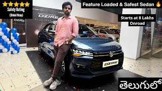 New Maruti Suzuki Dzire 2024  ZXI  MT  Detailed Review with Onroad Price List in Telugu [upl. by Hawkie251]