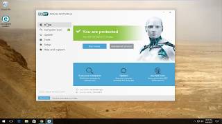 ESET NOD32 Antivirus  How To Access Quarantined Files [upl. by Halueb9]