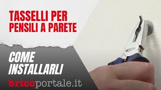 Come installare dei pensili a parete utilizzando i tasselli [upl. by Einnek]