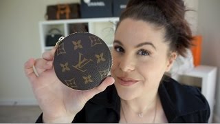 LOUIS VUITTON REVIEW Round Coin Purse [upl. by Htaeh978]