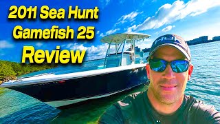 2011 Sea Hunt Gamefish 25 Review  Fishing machine [upl. by Mikah]