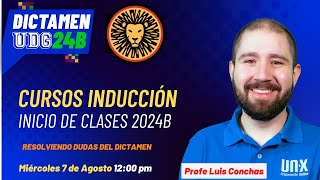 Cursos de inducción UDG 2024B   horarios e inicios de clases [upl. by Ellenej]