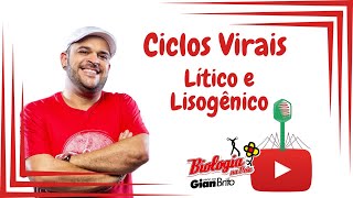 CICLOS VIRAIS  LÍTICO E LISOGÊNICO [upl. by Tijnar]