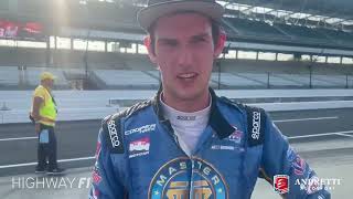 Matt Brabham reacts after finishing 10th at Indy road course [upl. by Lamiv]