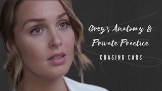 Greys Anatomy amp Private Practice  Chasing Cars Spanish version [upl. by Drus]