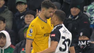 VAR IGNORES Carlos Vinícius RED CARD vs Wolves vs Fulham for headbutt Foul on Max Kilman [upl. by Bonner]