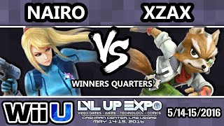 LVL Up Expo  Liquid Nairo ZSS Vs NME  Xzax Fox SSB4 Winners Quarters  Smash Wii U  Smash 4 [upl. by Burroughs]