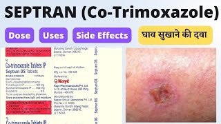 Septran tablet  Cotrimoxazole tablet in hindi  Cotrimoxazole uses  Septran ds tablet use in hindi [upl. by Blood]