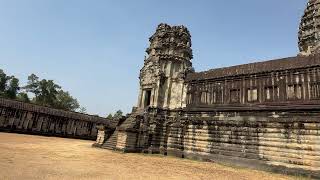 View of Angkor Wat Temple Siem Reap Cambodia 2 [upl. by Ennaillek]