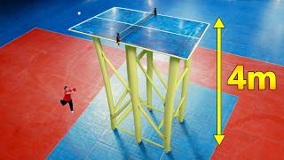 Worlds Highest Ping Pong Table [upl. by Ellecram]