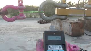 Destruction Test  4mm Dyneema Soft Shackle [upl. by Lagas641]