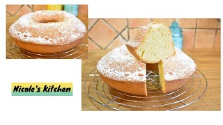 Ciambella con farina di semola integrale rimacinata  Torta per la colazione  Ricetta facile 36 [upl. by Ezmeralda420]