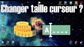 Tuto Comment changer et modifier la taille des curseurs sur Windows 11 [upl. by Rostand]