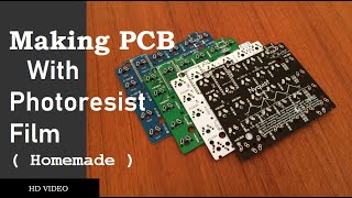 Making PCB with Photoresist Film [upl. by Triley]