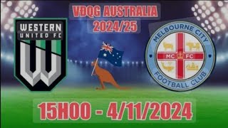 western united fc vs melbourne city 2024 [upl. by Cusick974]