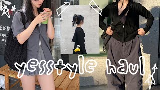 super cute yesstyle tryon haul ๑˘︶˘๑ [upl. by Lanni]