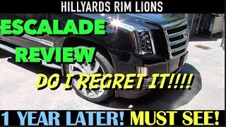 2016 CADILLAC ESCALADE REVIEW ONE YEAR LATER DO I REGRET IT [upl. by Ecirual880]