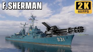 Destroyer Forrest Sherman 05 second reload like gatling cannon [upl. by Perzan]