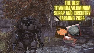 BEST titaniumaluminum scrap and circuitry farming 2024 Fallout 76 [upl. by Tsui]