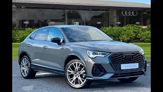 Approved Used Audi Q3 Sportback Black Edition  Carlisle Audi [upl. by Fennie]