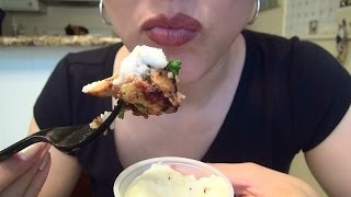 SassEsnacks ASMR  Chicken Kabob Kebab  Foods On a Stick Part 3  Eating Sounds [upl. by Marshal20]