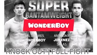 KNOCK OUT Carl Jammes Martin VS Anthony Jimenez Salas FULL FIGHT 9624 WONDERBOY IFUGAO [upl. by Ateuqahs998]