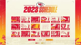 The 2023 Schedule is Here  Kansas City Chiefs [upl. by Gati383]