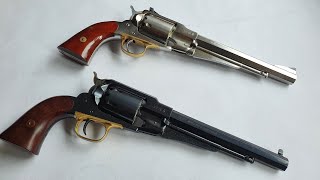 Porównanie INOX Uberti vs Stal Węglowa Pietta  Remington 1858 [upl. by Sorilda]