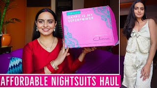 Affordable Nighty Haul  Honeymoon Nighsuits ft Clovia [upl. by Elery]