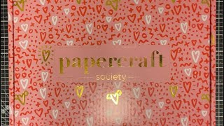 Unboxing of Papercraft Society Box 53 Katy Skilton [upl. by Reivazx]