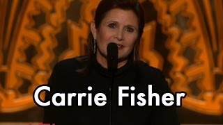 Carrie Fisher on Shirley MacLaines quotColorful Lifequot [upl. by Akimert698]