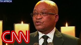 Jacob Zuma sings at Mandela funeral [upl. by Schapira30]