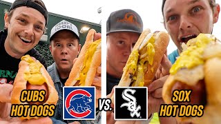 Wrigley Fields Hot Dogs vs Guaranteed Rate Fields Hot Dogs  CUBS vs WHITE SOX 🌭⚾ [upl. by Kristofer348]