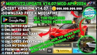 MADOUT2 BIG CITY MOD APK 2024  Unlimited MoneyUnlocked All Cars Update V1 [upl. by Arteid]