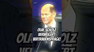 Kanzler Scholz verweigert Vertrauensfrage  Opposition fordert Klarheit im Machtkampf um Regierung [upl. by Tiersten]